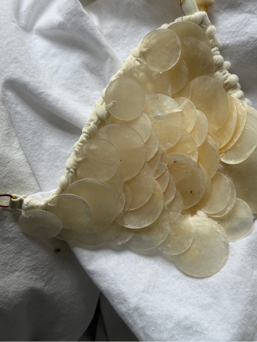 Delicate Cream She’ll Triangle Bikini - Picture 2 of 7